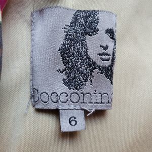 Cocconino knee length strapless floral dress. Size 6.